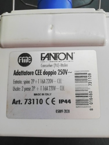 Adattatore industriale doppia